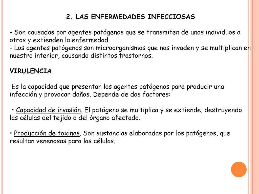 que son los factores patogenos